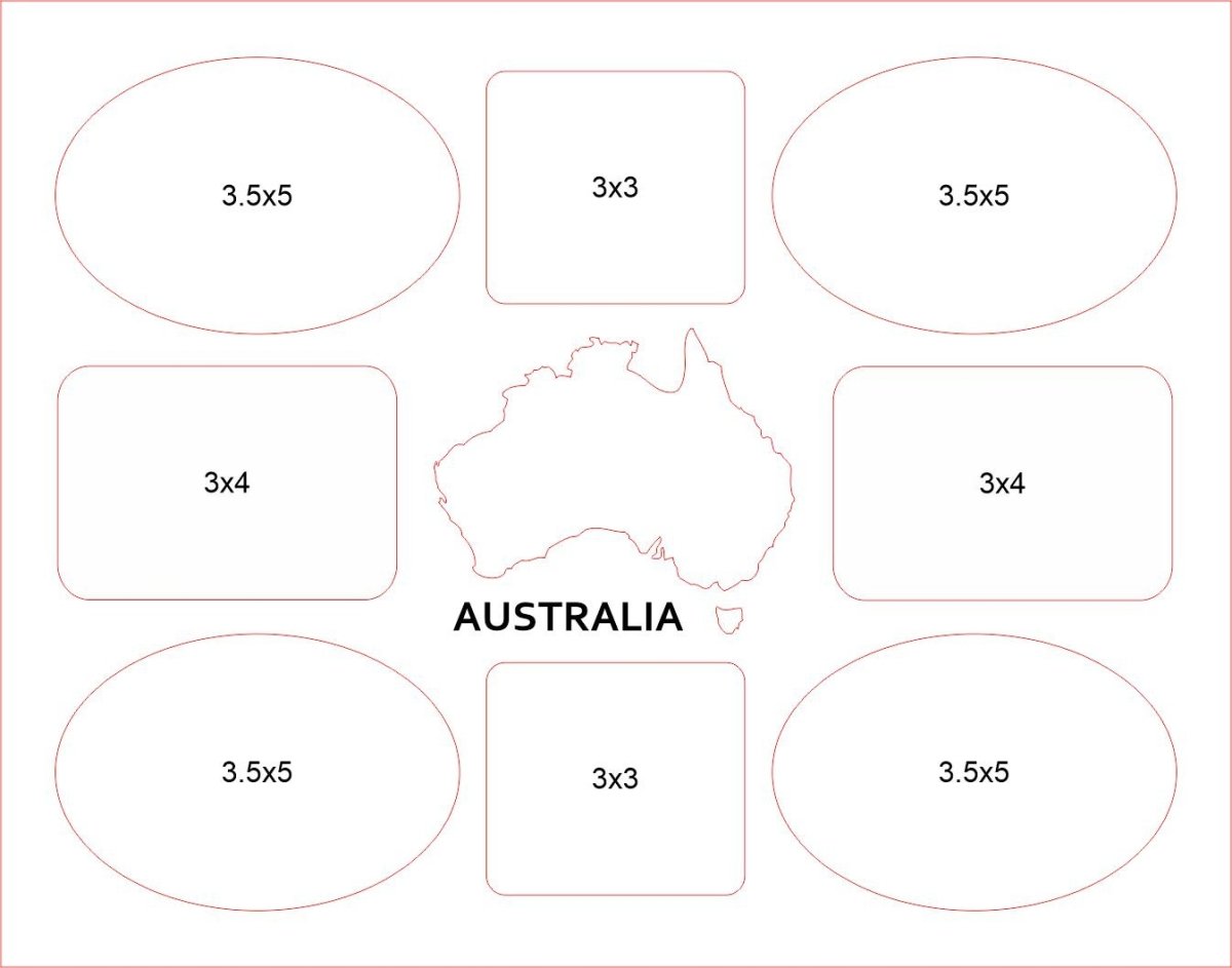 Australia Picture Frame