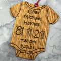 Baby Onesie Christmas Ornament