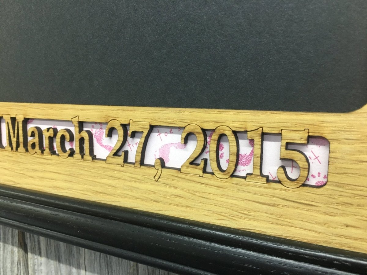 Baby Stats Picture Frame