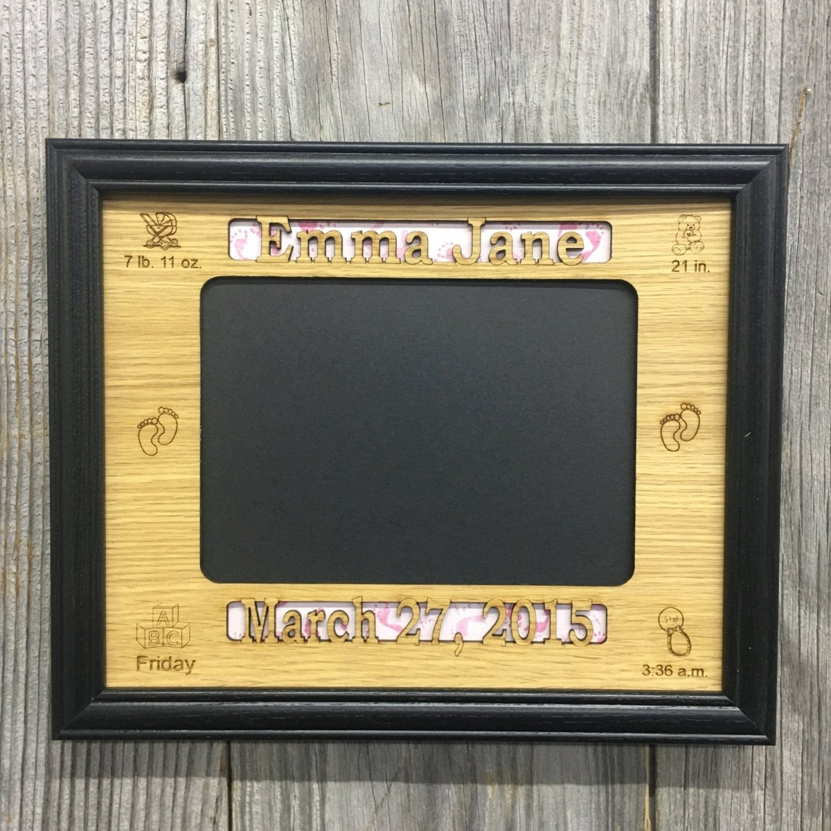 Baby Stats Picture Frame