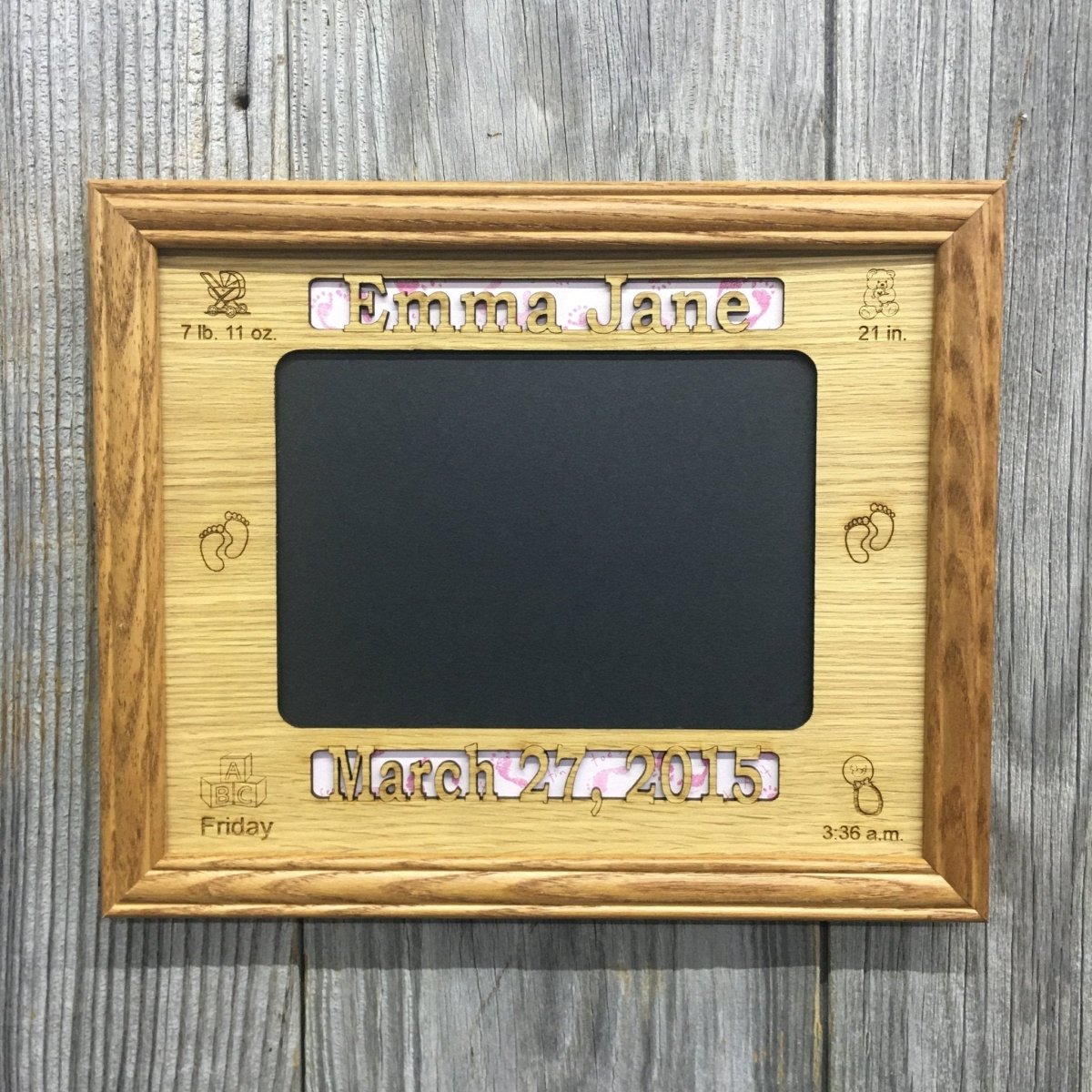 Baby Stats Picture Frame