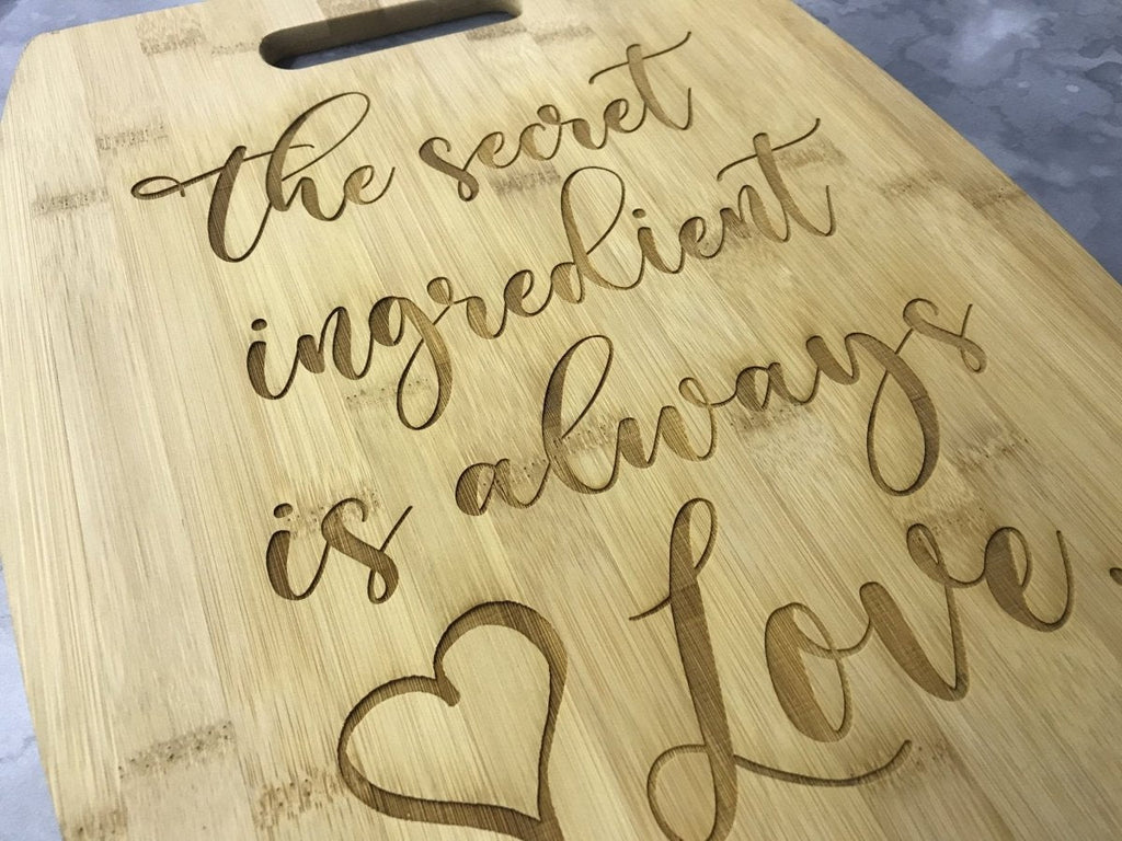 Bamboo Cutting Board Decor - Arc Shaped