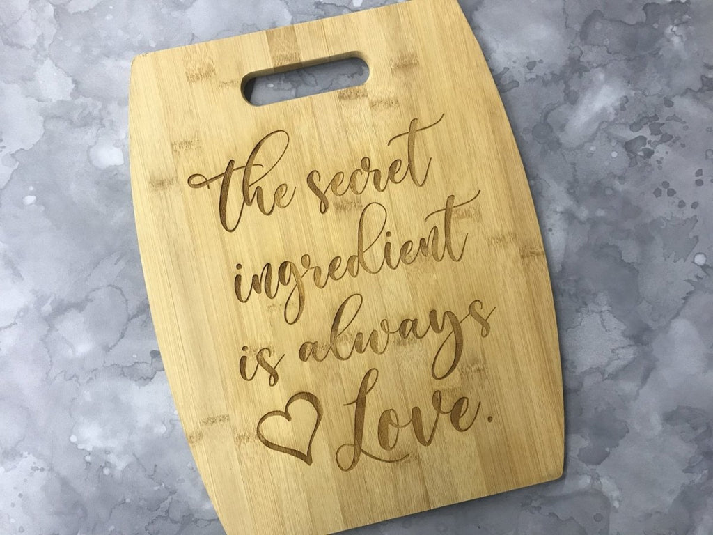Bamboo Cutting Board Decor - Arc Shaped