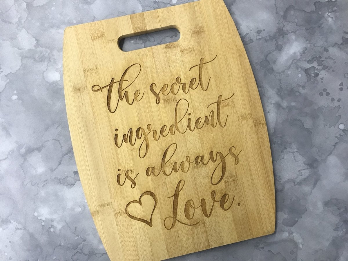 Bamboo Cutting Board Decor - Arc Shaped