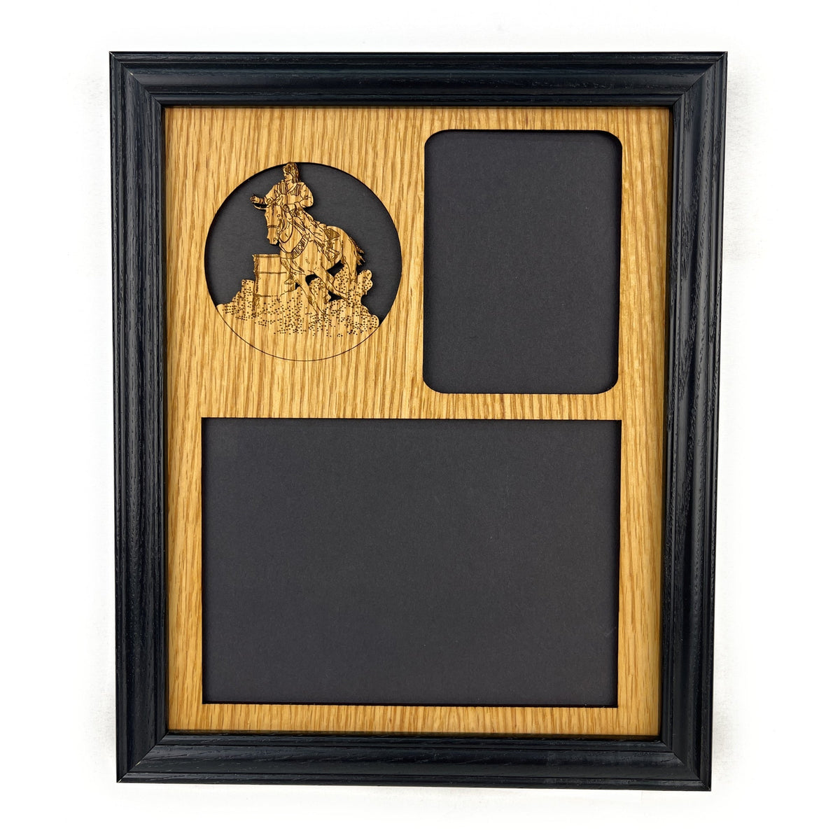 Barrel Racer Horse Picture Frame