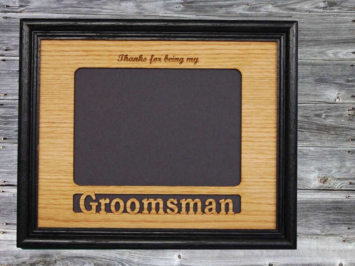 Best Man or Groomsman Picture Frame