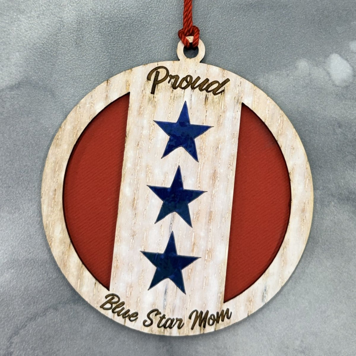 Blue Star Mom Ornament