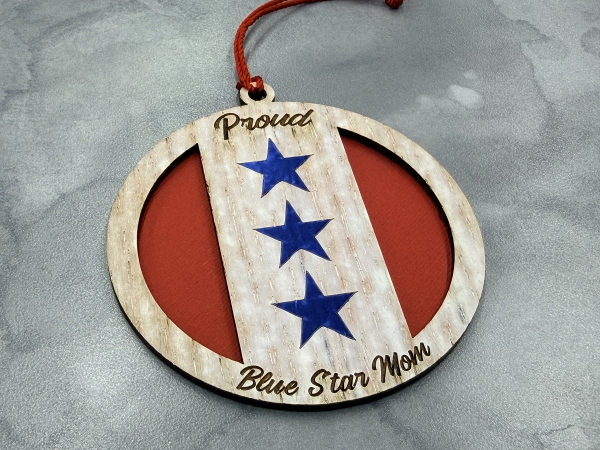 Blue Star Mom Ornament