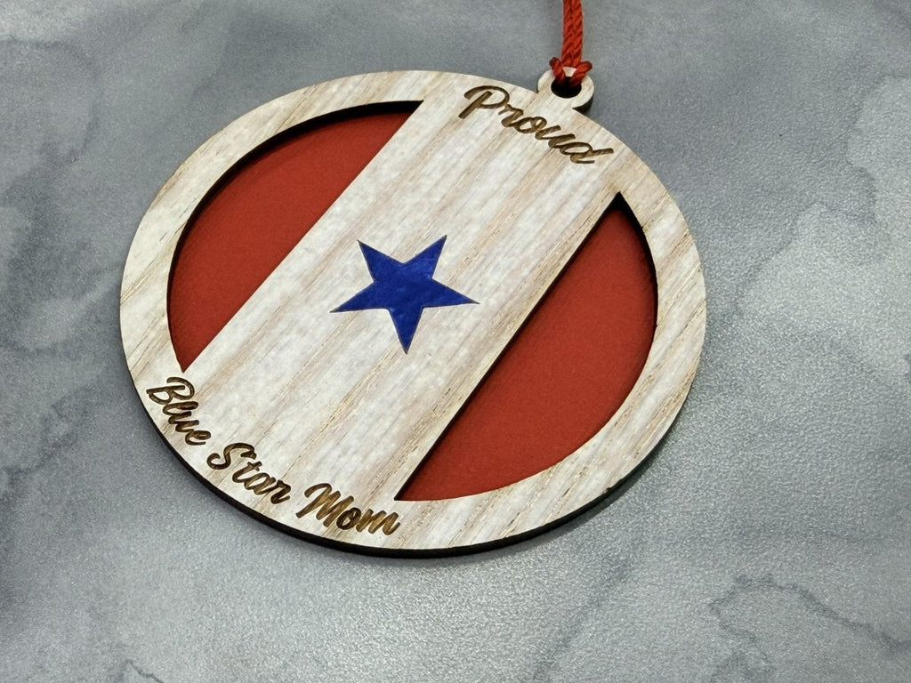 Blue Star Mom Ornament
