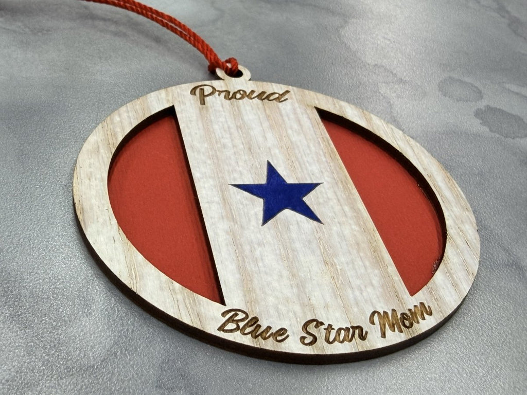 Blue Star Mom Ornament