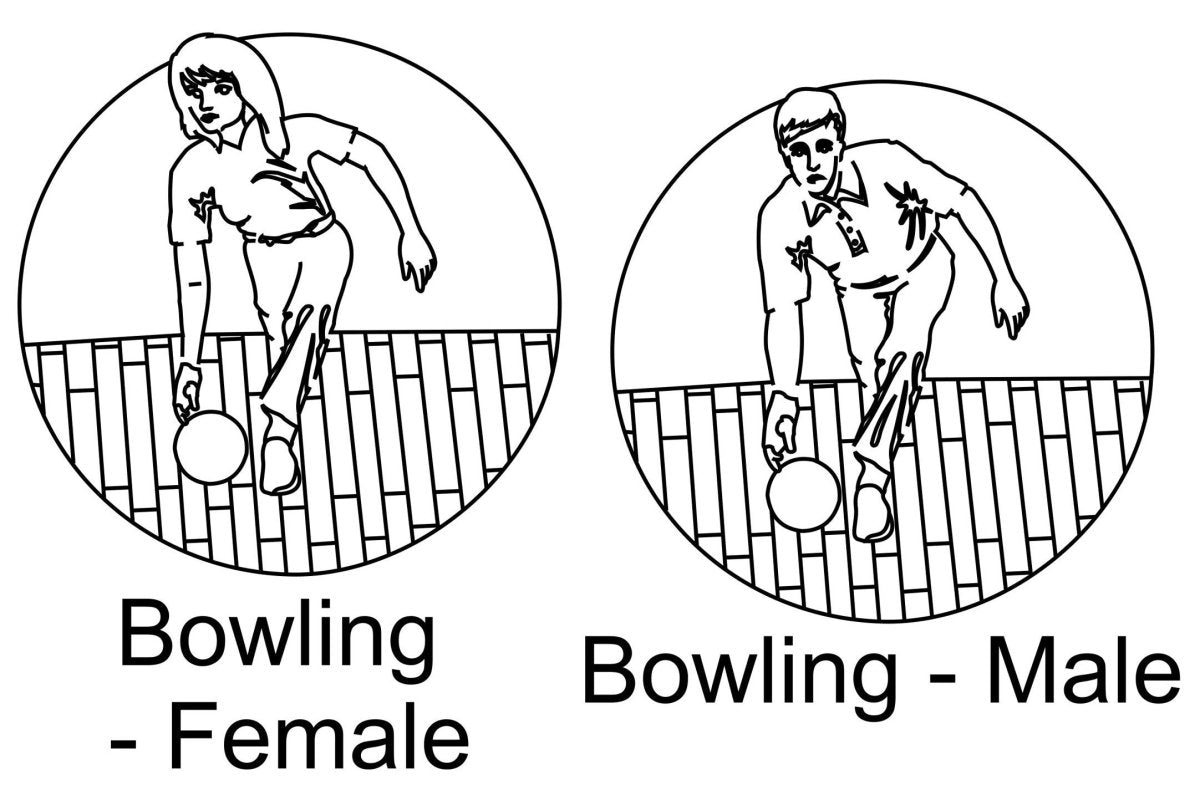 Bowling Picture Frame