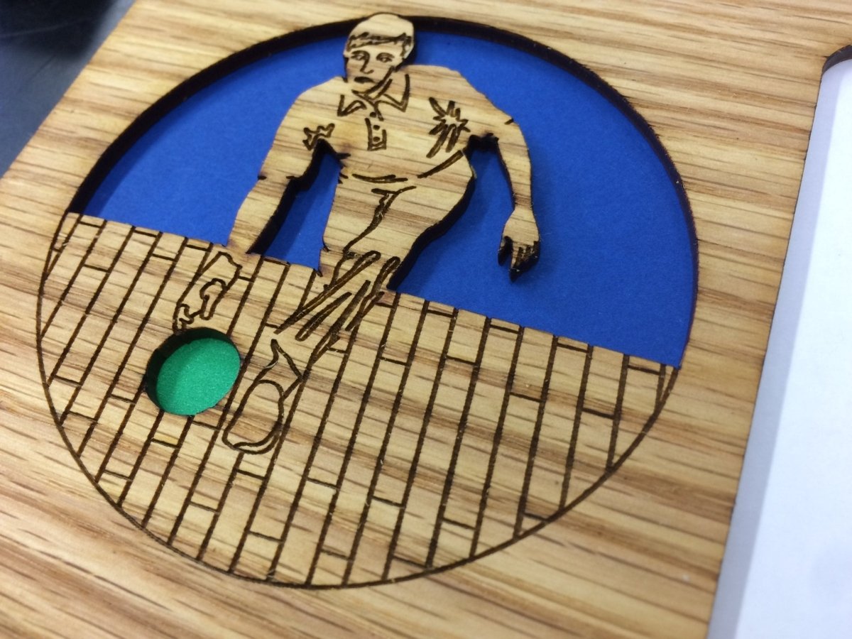 Bowling Picture Frame