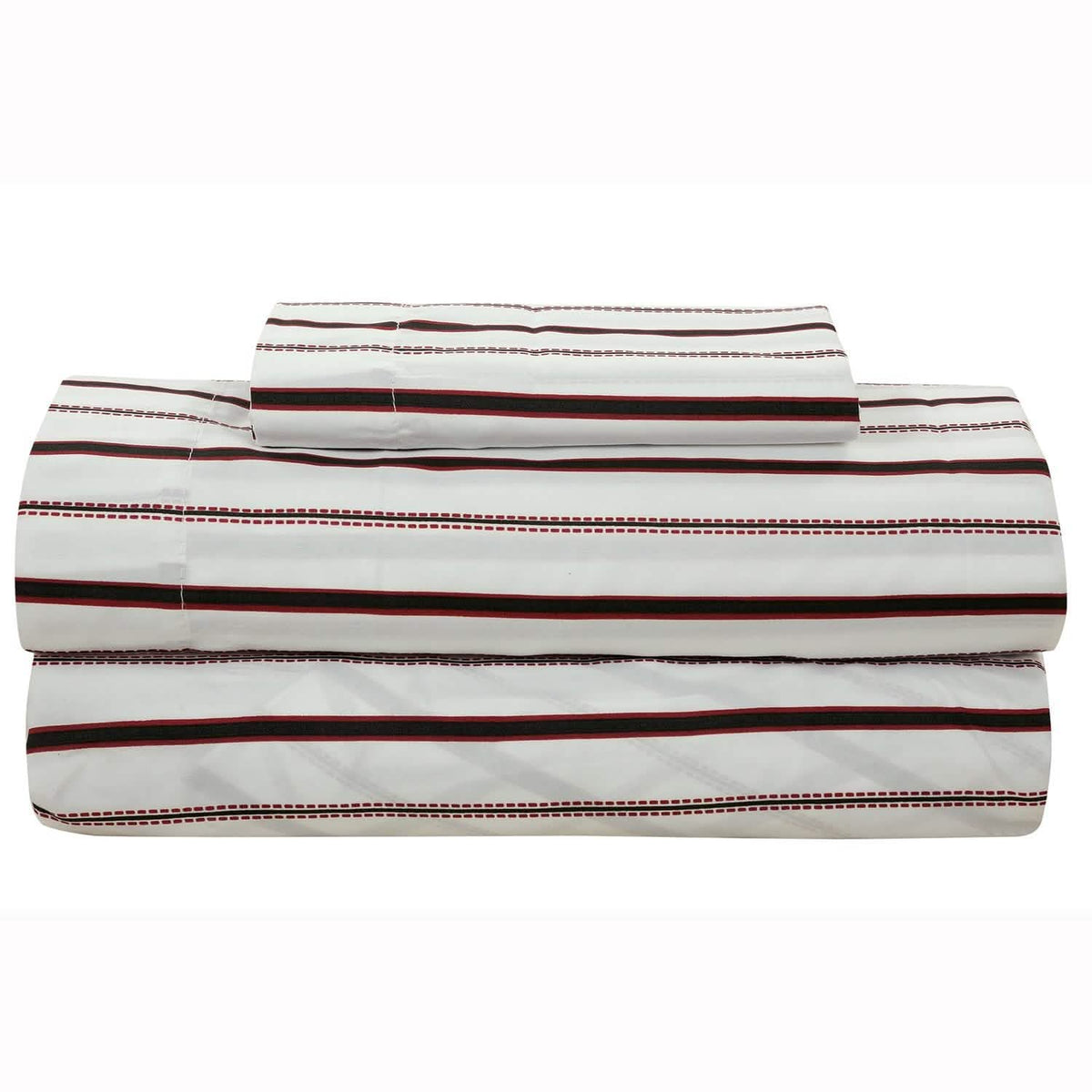Brooklyn Flat Rugby Stripe Bed-in-a-Bag Set