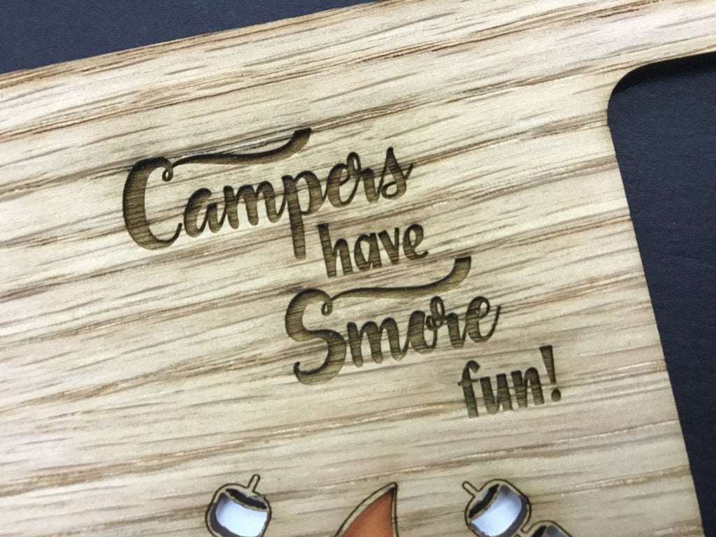Campers Have Smore Fun Picture Frame - 5x7 Frame Holds 3x4 Photo