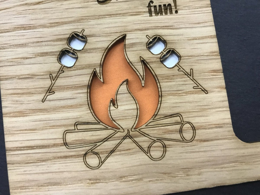 Campers Have Smore Fun Picture Frame - 5x7 Frame Holds 3x4 Photo