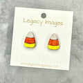 Candy Corn Earrings