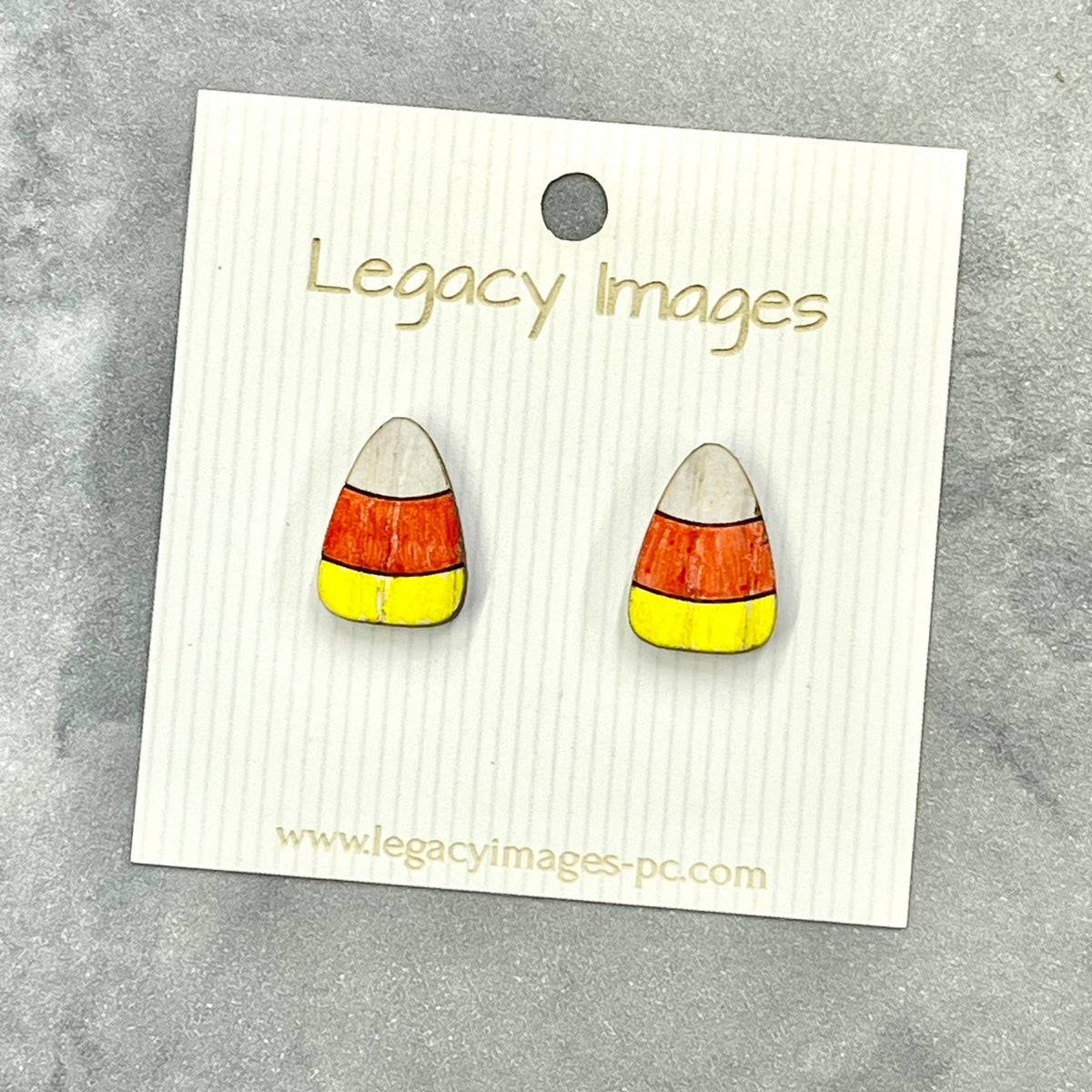 Candy Corn Earrings