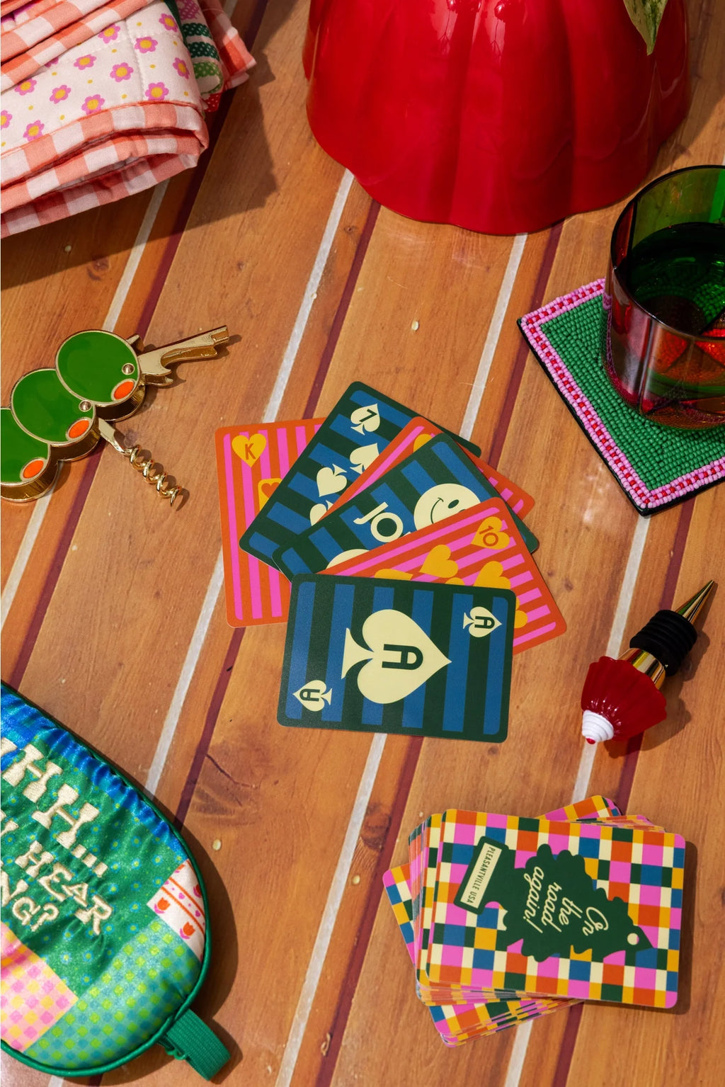 Waterproof Playing Cards- Colorful Plaid