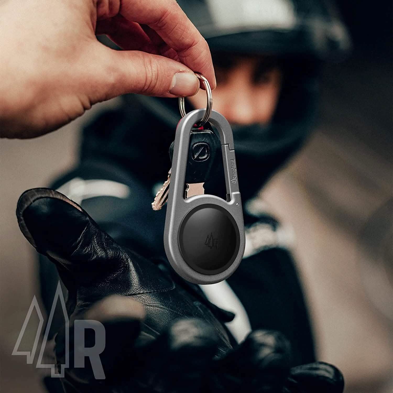 Carabiner AirTag Holder with Keychain