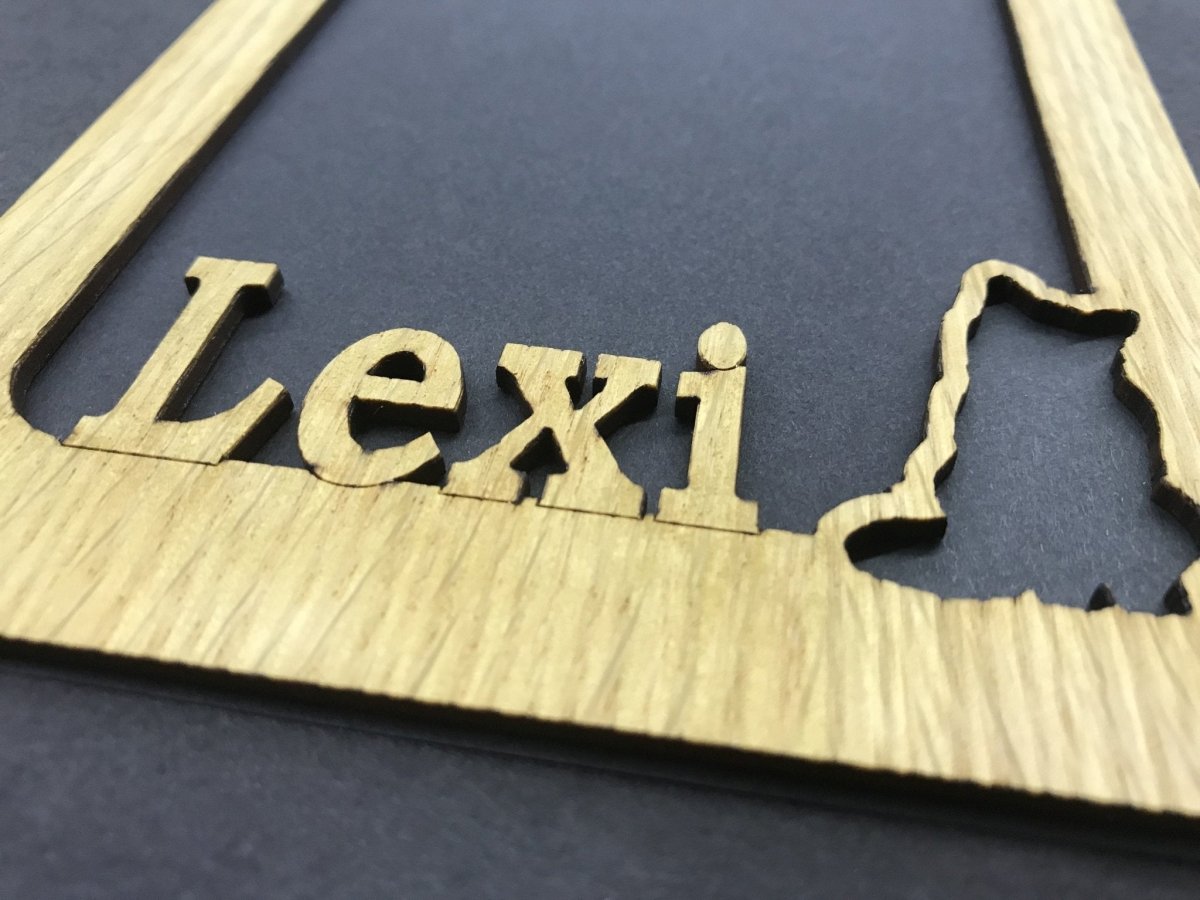 Cat Name Picture Frame