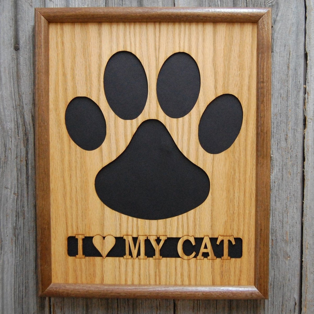 Cat Paw Print Picture Frame 11x14