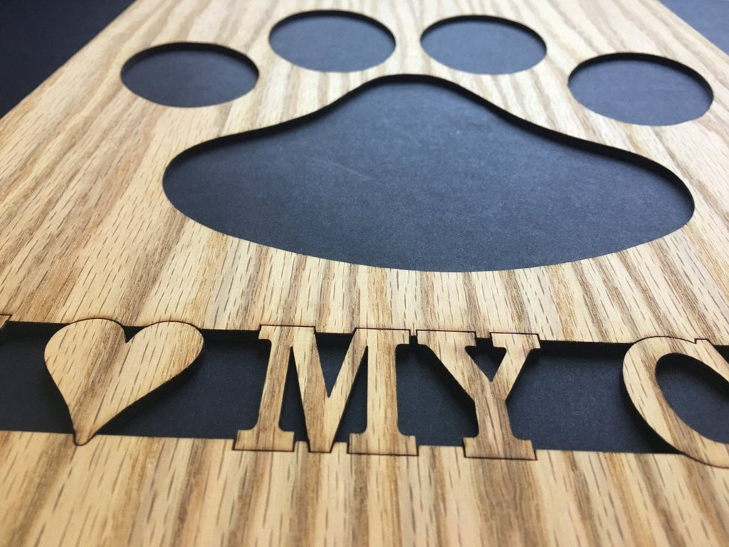 Cat Paw Print Picture Frame 11x14