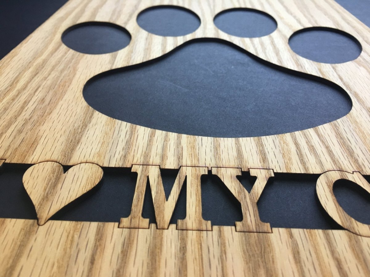 Cat Paw Print Picture Frame 11x14