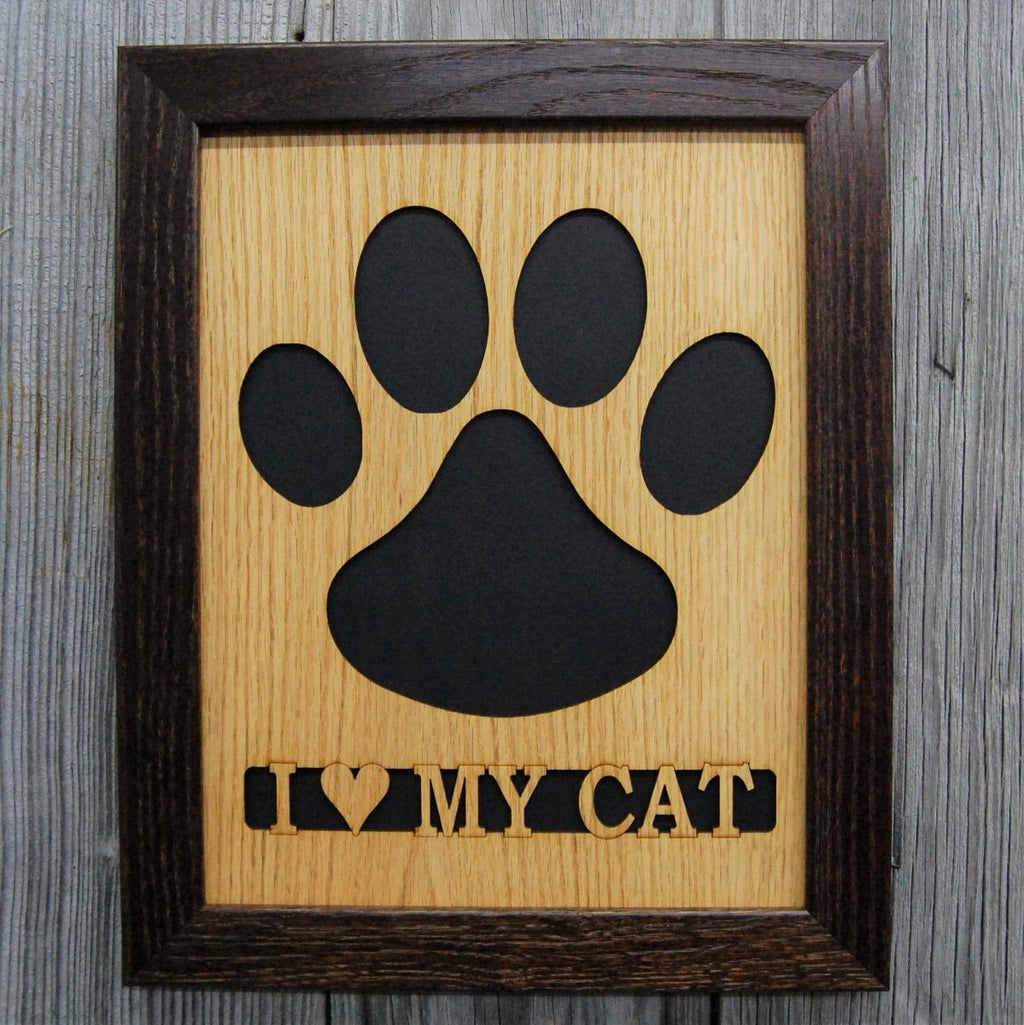 Cat Paw Print Picture Frame 11x14