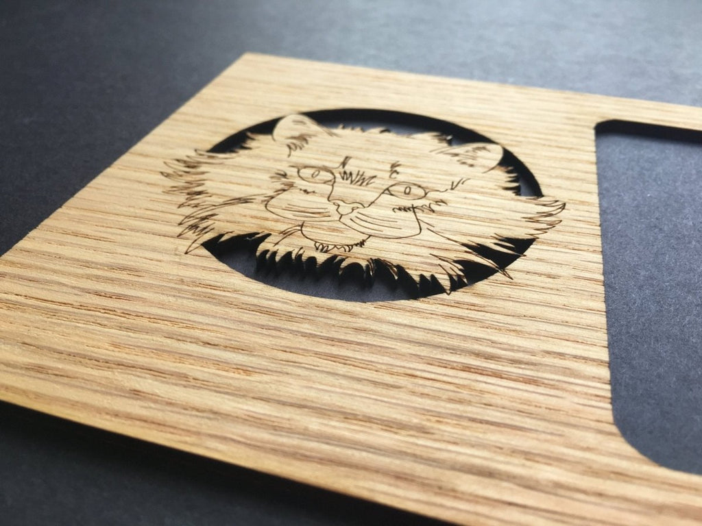 Cat Picture Frame - 5x7 Frame Hold 3x4 Photo