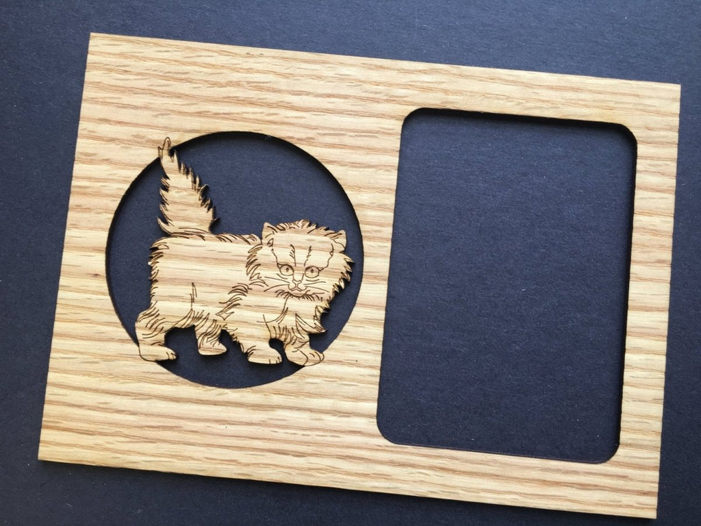 Cat Picture Frame - 5x7 Frame Hold 3x4 Photo