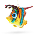 Coral Fish Glass Christmas Ornament