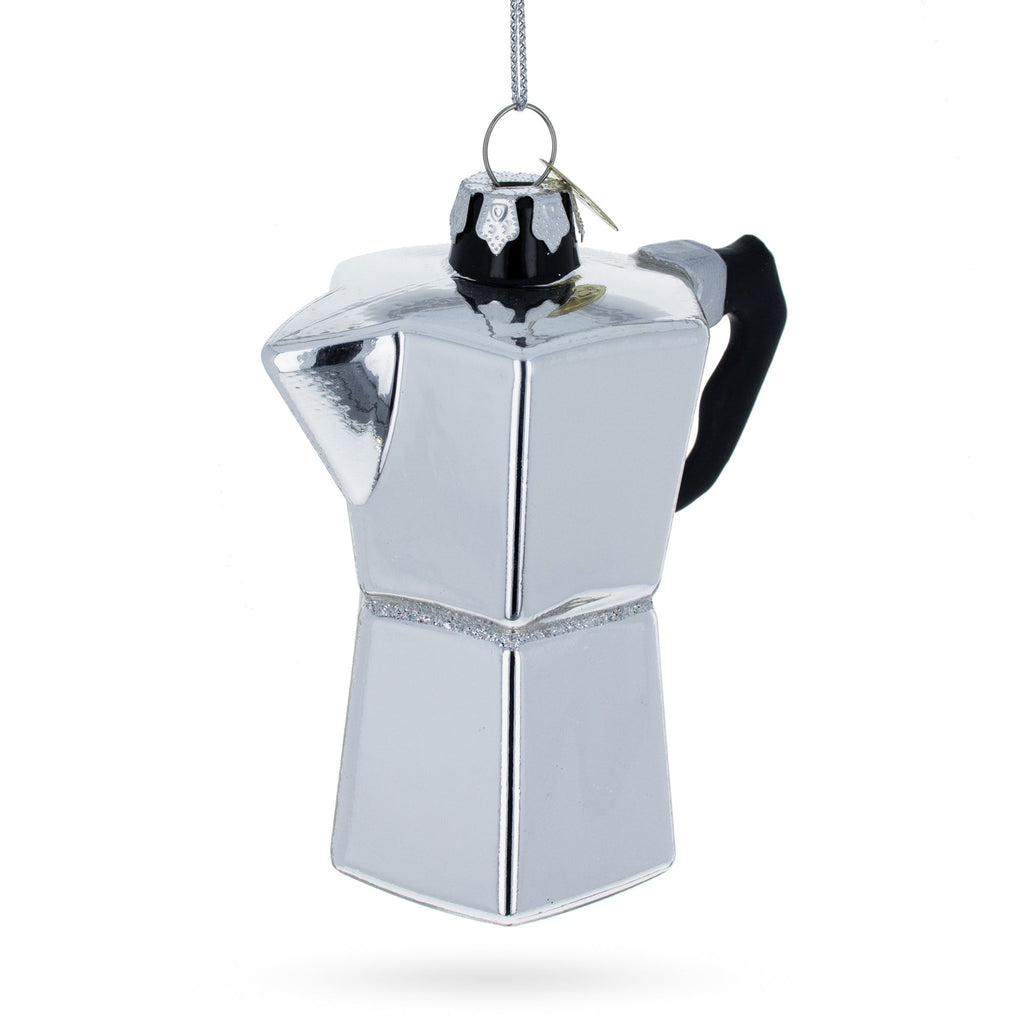 Espresso Maker Coffee Lover Glass Ornament Glass Christmas Ornament