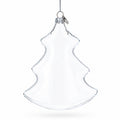 Christmas Tree Clear Glass Christmas Ornament