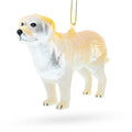 Golden Labrador Retriever in Glitter Christmas Ornament