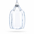 Hoodie Clear Glass Christmas Ornament