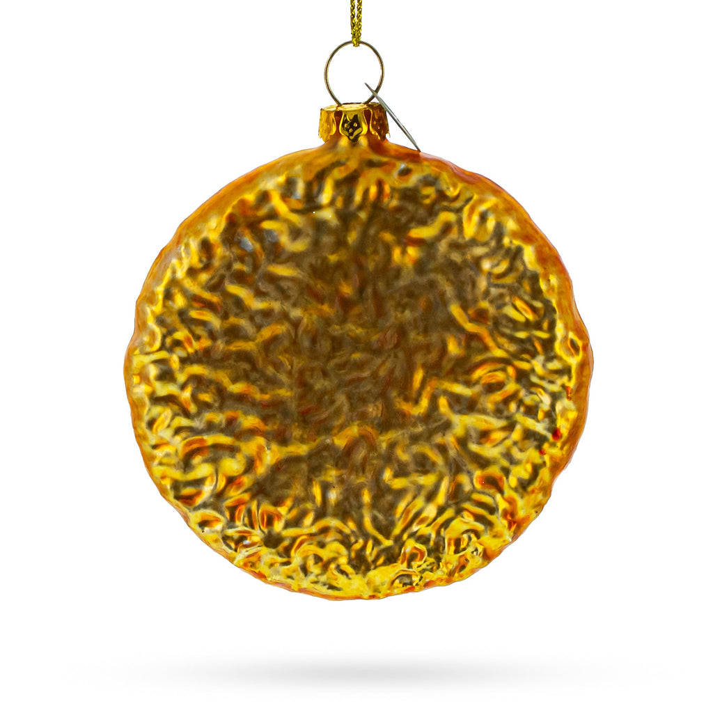 Chocolate Chip Cookie Glass Christmas Ornament