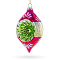 Vintage Tinsel Retro-Inspired Glass Christmas Ornament
