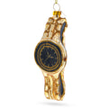 Golden Watch Glass Christmas Ornament