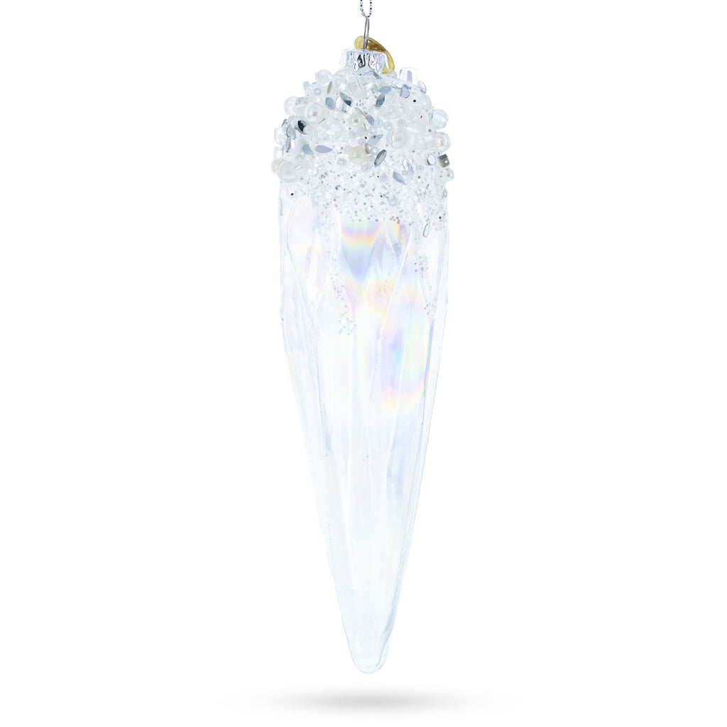 Sparkling Crystal Glass Christmas Ornament