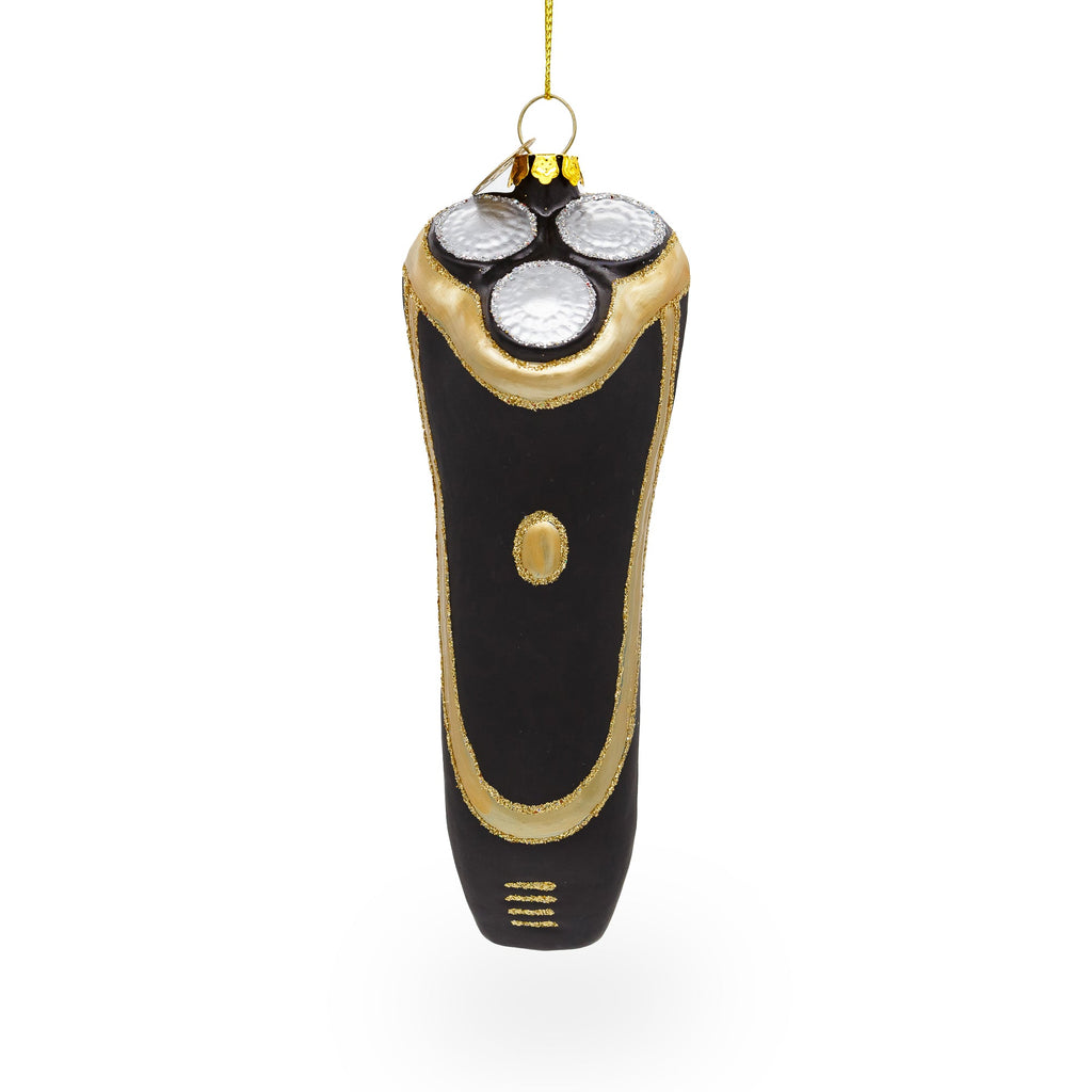 Electric Shaver Glass Christmas Ornament