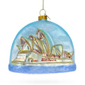 Sydney Opera House Glass Christmas Ornament