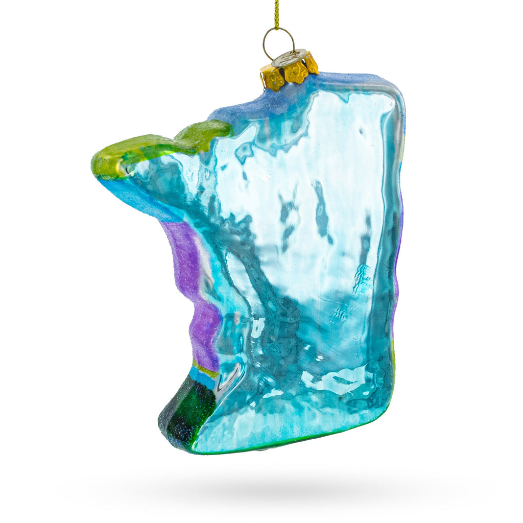 Minnesota Landmarks Glass Christmas Ornament