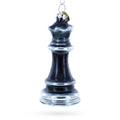 Queen Chess Glass Christmas Ornament