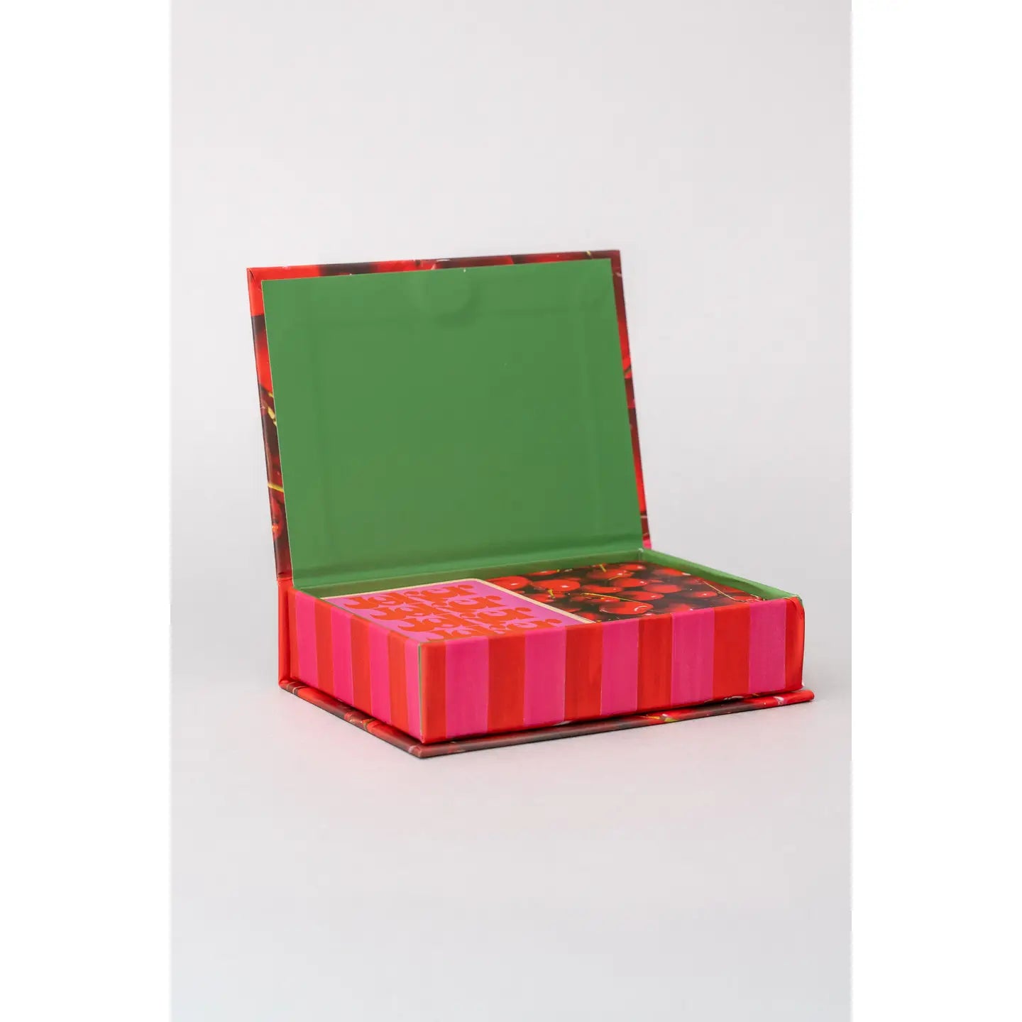 Playing Card Set- Cherry Stripe