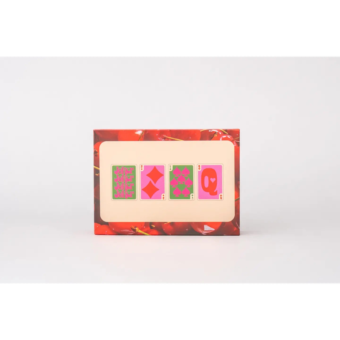 Playing Card Set- Cherry Stripe