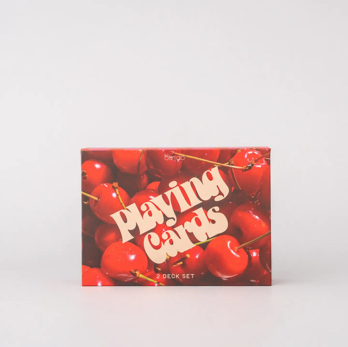 Playing Card Set- Cherry Stripe