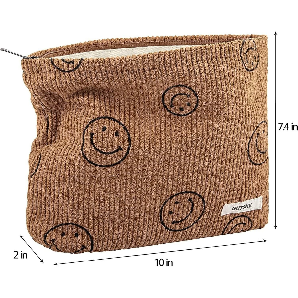Chic Corduroy Travel Pouch for Women