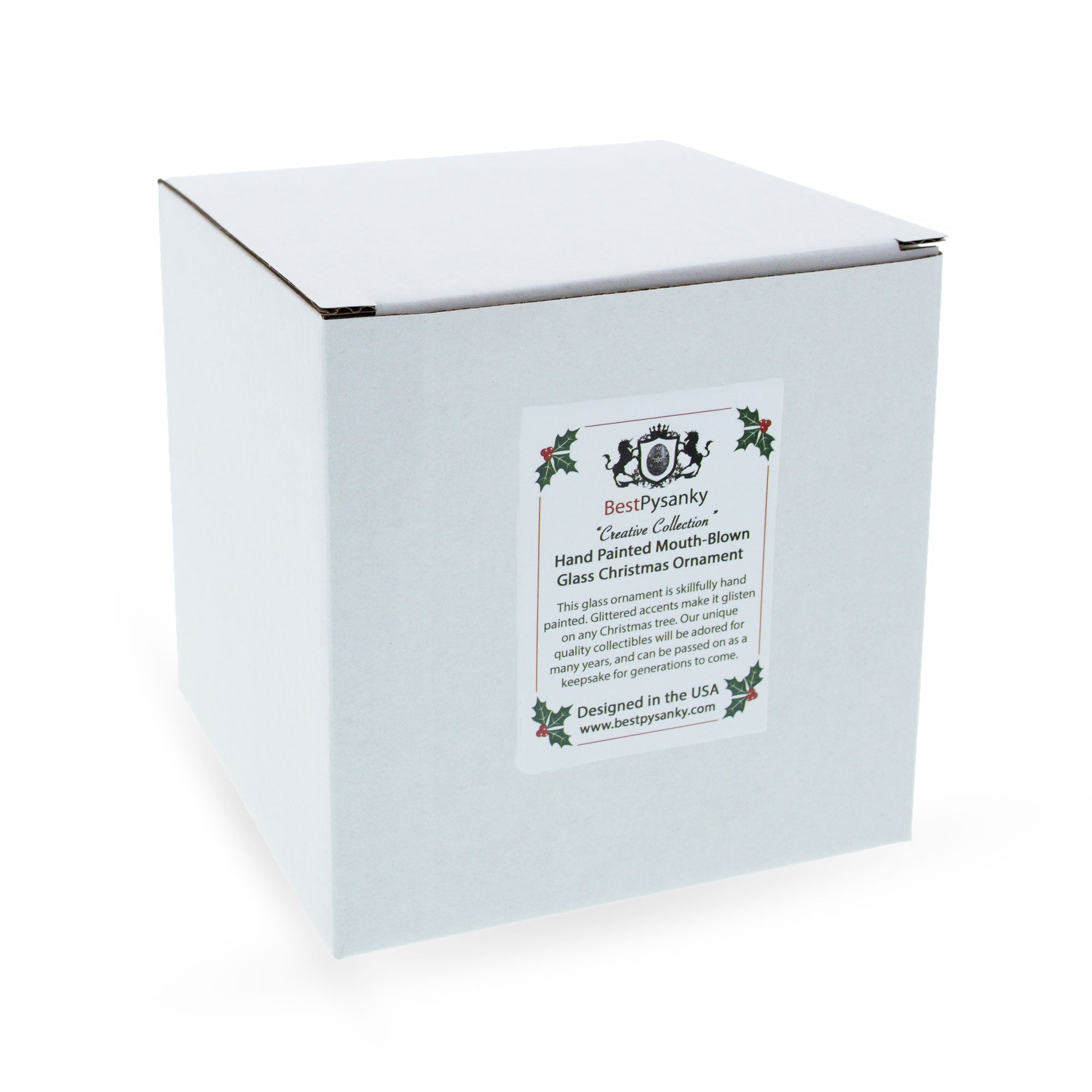 Screen Legend Glass Christmas Ornament