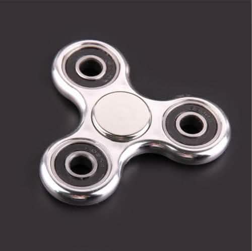 Chrome Tri Fidget Spinner - Assorted Colors