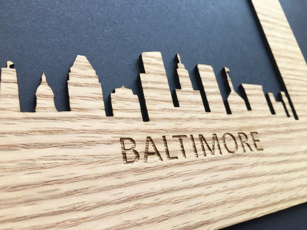 City Skyline Picture Frame - 8x10 Frame Hold 5x7 Photo